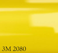 3M 2080 G55 Pellicola Car Wrapping Giallo Lucido con protezione trasparente