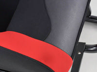 Sedile Postazione Simulatore di giochi corsa eGaming Seats Estoril nero/rosso