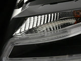 Fari LED DRL anteriori Audi A4 B8 daylight dal 2008 nero coppia set