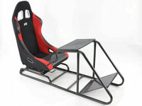 Sedile Postazione Simulatore di giochi corsa eGaming Seats Estoril nero/rosso
