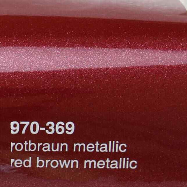 Oracal 970 369 Marrone Metallizzato Rosso Pellicola Wrapping Profes Lucida Auto