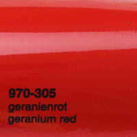 Oracal 970 305 Rosso Geranio Pellicola Wrapping Professionale Lucida Auto