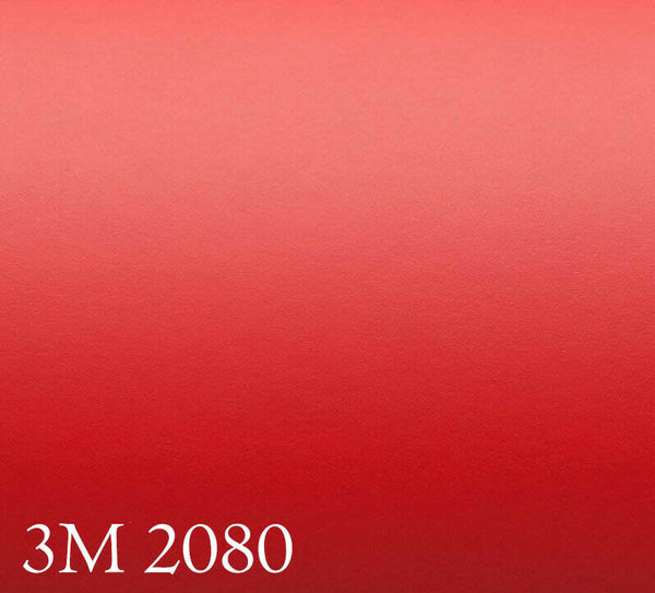 3M 2080 M13 Pellicola Car Wrapping Rosso Opaco Professionale Riposizionabile
