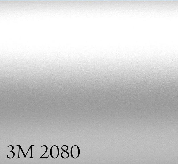 3M 2080 S120 Pellicola Car Wrapping Alluminio Bianco Satinato Metallizzato