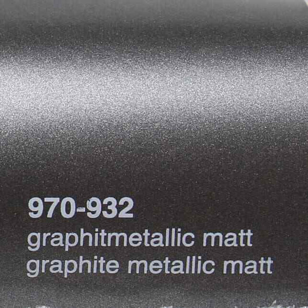 Oracal 970 932 Grigio Grafite Metallizzato Opaco Pellicola Wrapping Profession