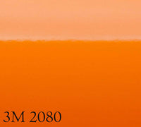 3M 2080 G54 Pellicola Car Wrapping Arancione Brillante Lucido con protezione tra