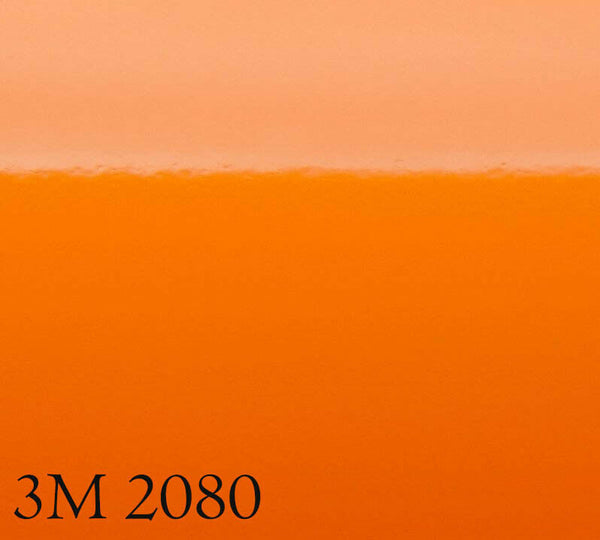 3M 2080 G54 Pellicola Car Wrapping Arancione Brillante Lucido con protezione tra