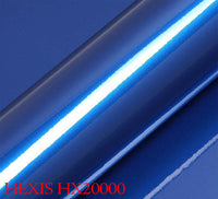 HEXIS HX20905B Pellicola Car Wrapping Blue Notte Metallizzato Lucido