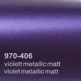 Oracal 970 406 Viola Metallizzato Opaco Pellicola Wrapping Professional Auto
