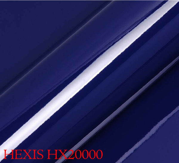 HEXIS HX20281B Pellicola Car Wrapping Blue Notte Lucido