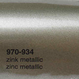 Oracal 970 934 Grigio Zinco Lucido Metallizzato Pellicola Wrapping Profesionale