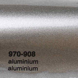 Oracal 970 908 Alluminio Argento Metallizzato Lucido Pellicola Wrapping Profess