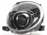 Coppia Fari LED anteriori Daylight Fiat 500 anno di costr. 07- cromato