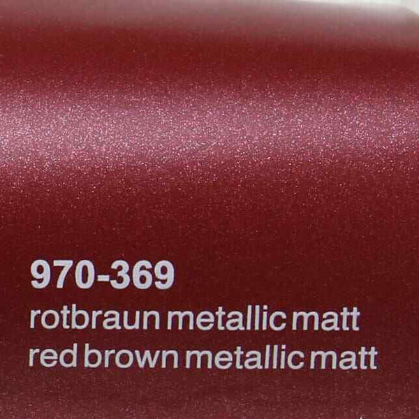 Oracal 970 369 Marrone Rosso Metallizzato Opaco Pellicola Wrapping Professionale