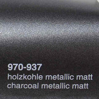 Oracal 970 937 Grigio Titanio Metallizzato Charcoal Opaco Pellicola Wrapping
