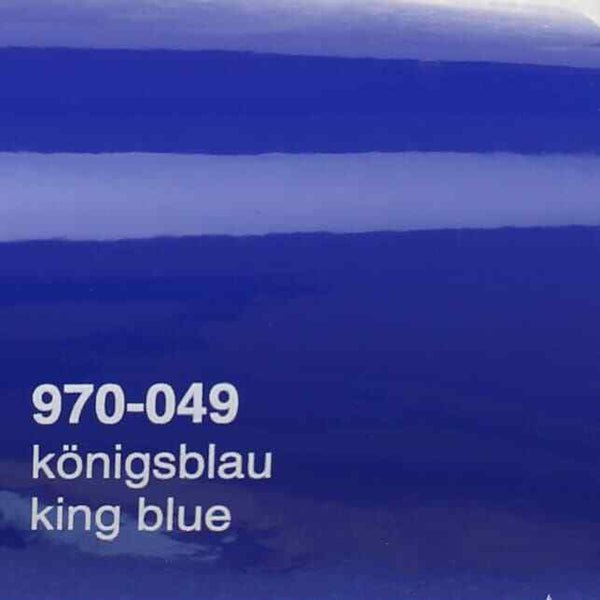 Oracal 970 049 Blu Reale Medio Pellicola Wrapping Professionale Lucida Auto
