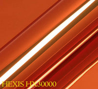 HEXIS HX30SCH08B Pellicola Car Wrapping Arancio Lucido Cromato