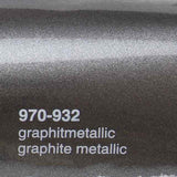 Oracal 970 932 Grigio Grafite Metallizzato Lucido Pellicola Wrapping Profession