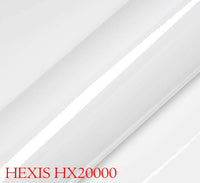 HEXIS HX20002B Pellicola Car Wrapping Bianco Lapponia Lucido