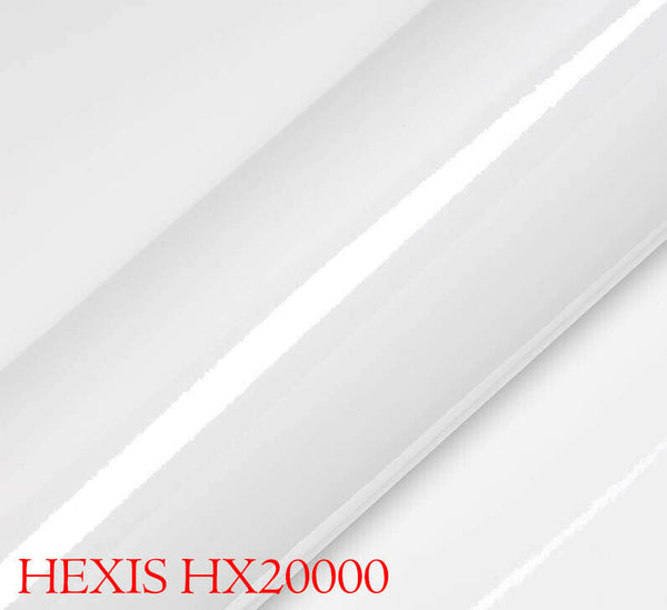 HEXIS HX20002B Pellicola Car Wrapping Bianco Lapponia Lucido
