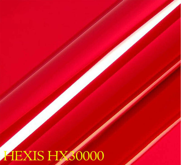 HEXIS HX30SCH02B Pellicola Car Wrapping Rosso Lucido Cromato