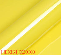 HEXIS HX20108B Pellicola Car Wrapping Giallo Limone Lucido