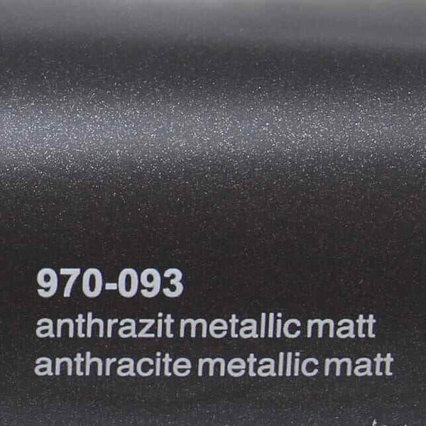Oracal 970 093 Grigio Antracite Metallizzato Opaco Pellicola Wrapping Profession