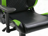 Sedia da gioco eGame Seats eSports  London nero/verde