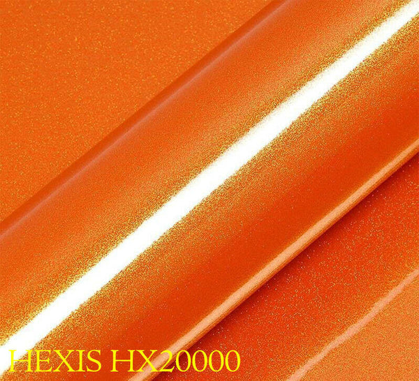 HEXIS HX20OAUB Pellicola Car Wrapping Arancione Aurora Lucido