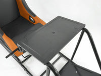 Sedile Postazione Simulator giochi corsa eGaming Estoril similpelle arancio nero