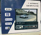 Autoradio display 7' pollici 1 Din Jukebox M706L In Dash Usb Bluetooth Aux Hd