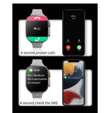 SET AirPods 3 + Smart Watch Ultra Sms Chiamate Smartwatch Bluetooth Temperatura Titanio 49mm Replica Apple Watch